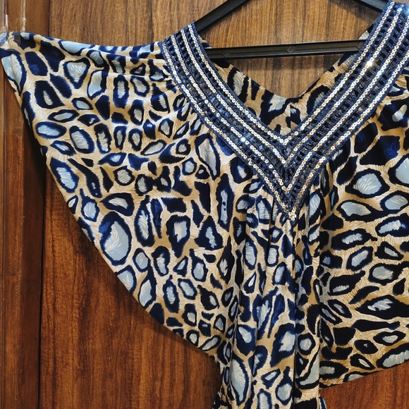 batwig rare free size top |animal print | - Picture 6 of 7